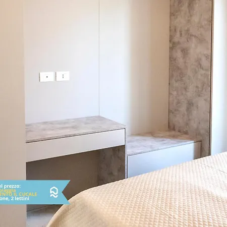 شقة Mialmare Nord - Marcelli, Nuovo Trilocale In Centro Fronte Mare مارشيللي